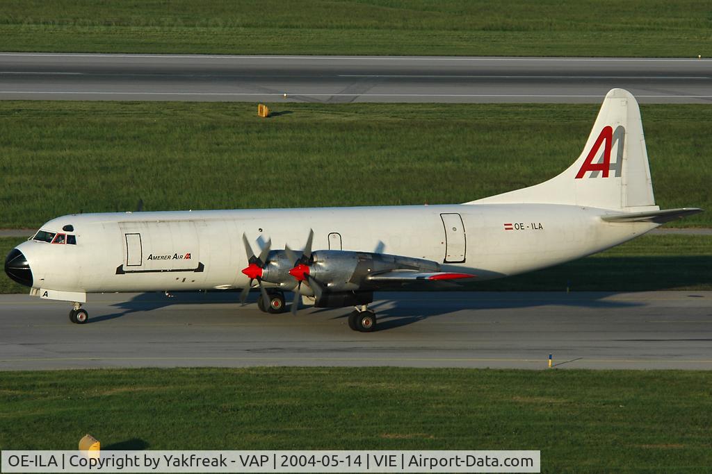 OE-ILA, 1961 Lockheed L-188A(F) Electra C/N 1145, Amerer Air Lockheed Electra