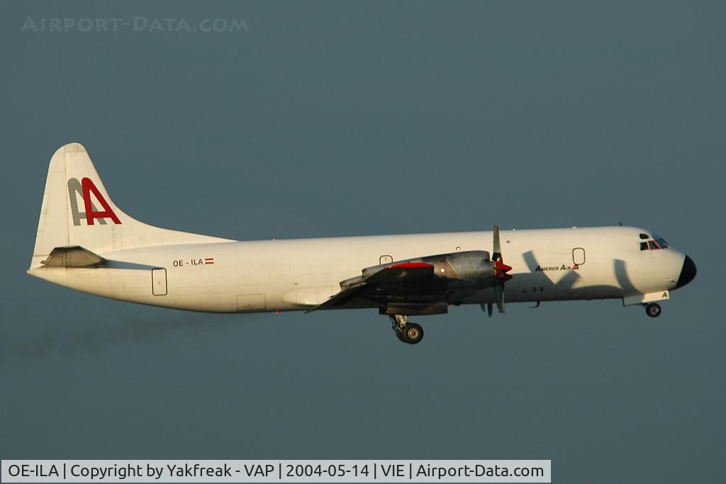 OE-ILA, 1961 Lockheed L-188A(F) Electra C/N 1145, Amerer Air Lockheed Electra