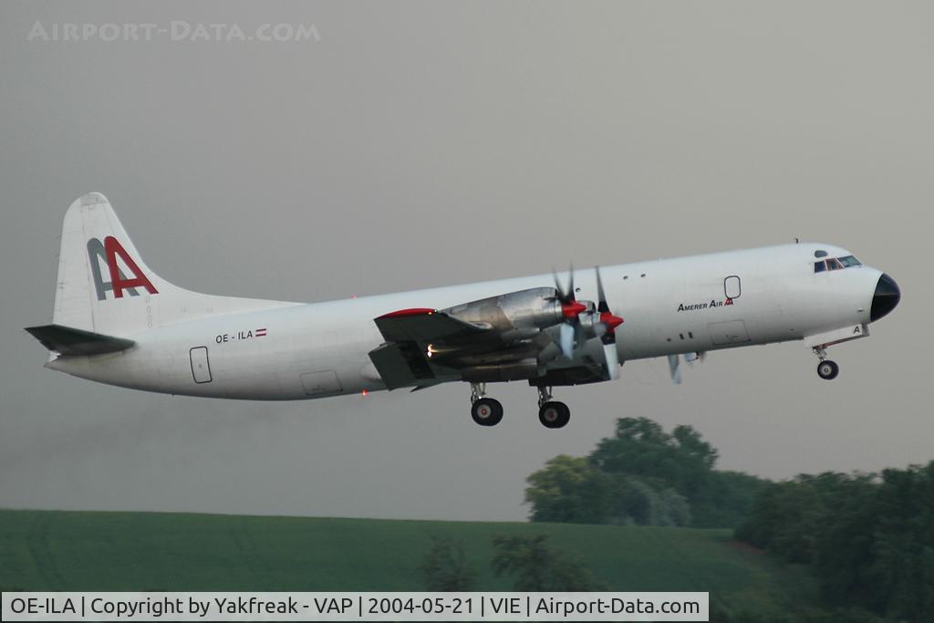 OE-ILA, 1961 Lockheed L-188A(F) Electra C/N 1145, Amerer Air Lockheed Electra