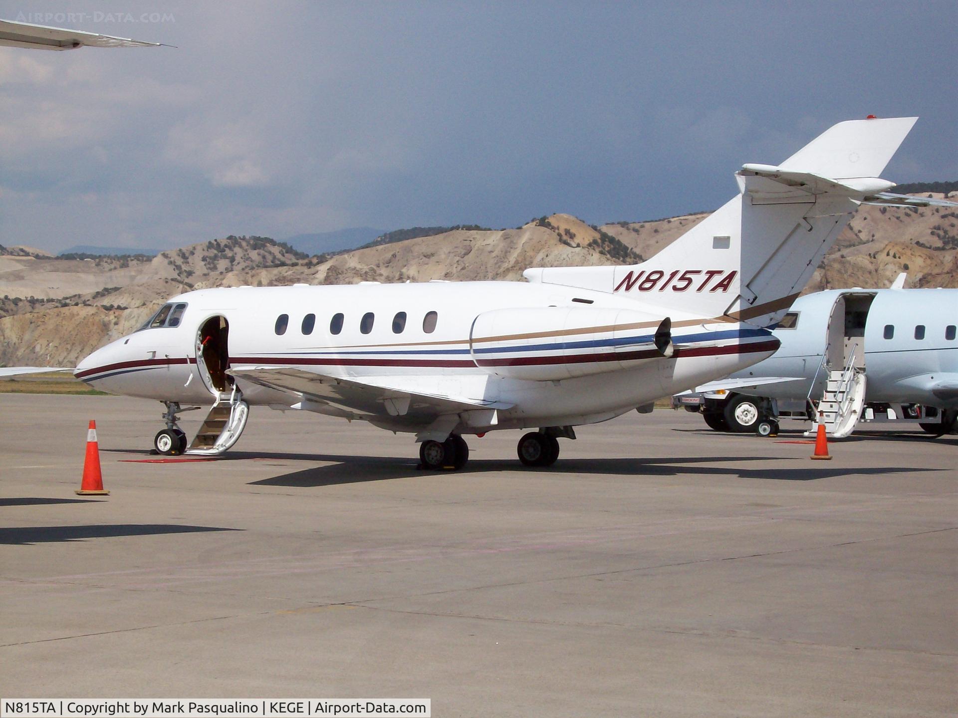 N815TA, 2001 Raytheon Hawker 800XP C/N 258534, Hawker 800XP