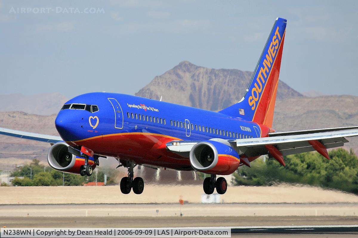 N238WN, 2005 Boeing 737-7H4 C/N 34713, Southwest Airlines N238WN 35th Anniversary - 