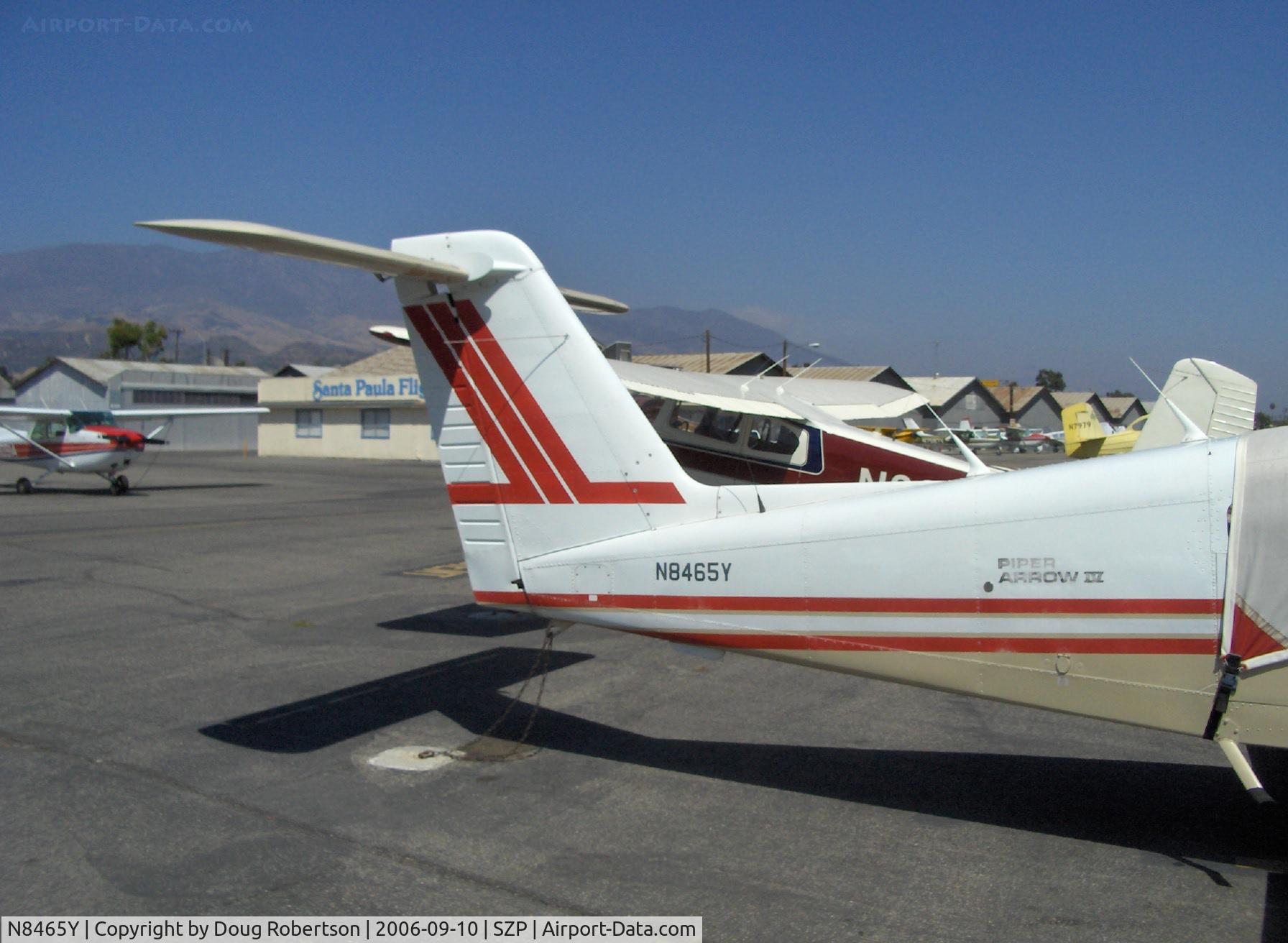 N8465Y, 1981 Piper PA-28RT-201T Arrow IV C/N 28R-8231011, 1981 Piper PA-28RT 201T TURBO ARROW IV, Continental TSIO-360-FB 200 Hp, the controversial all-flying T tail