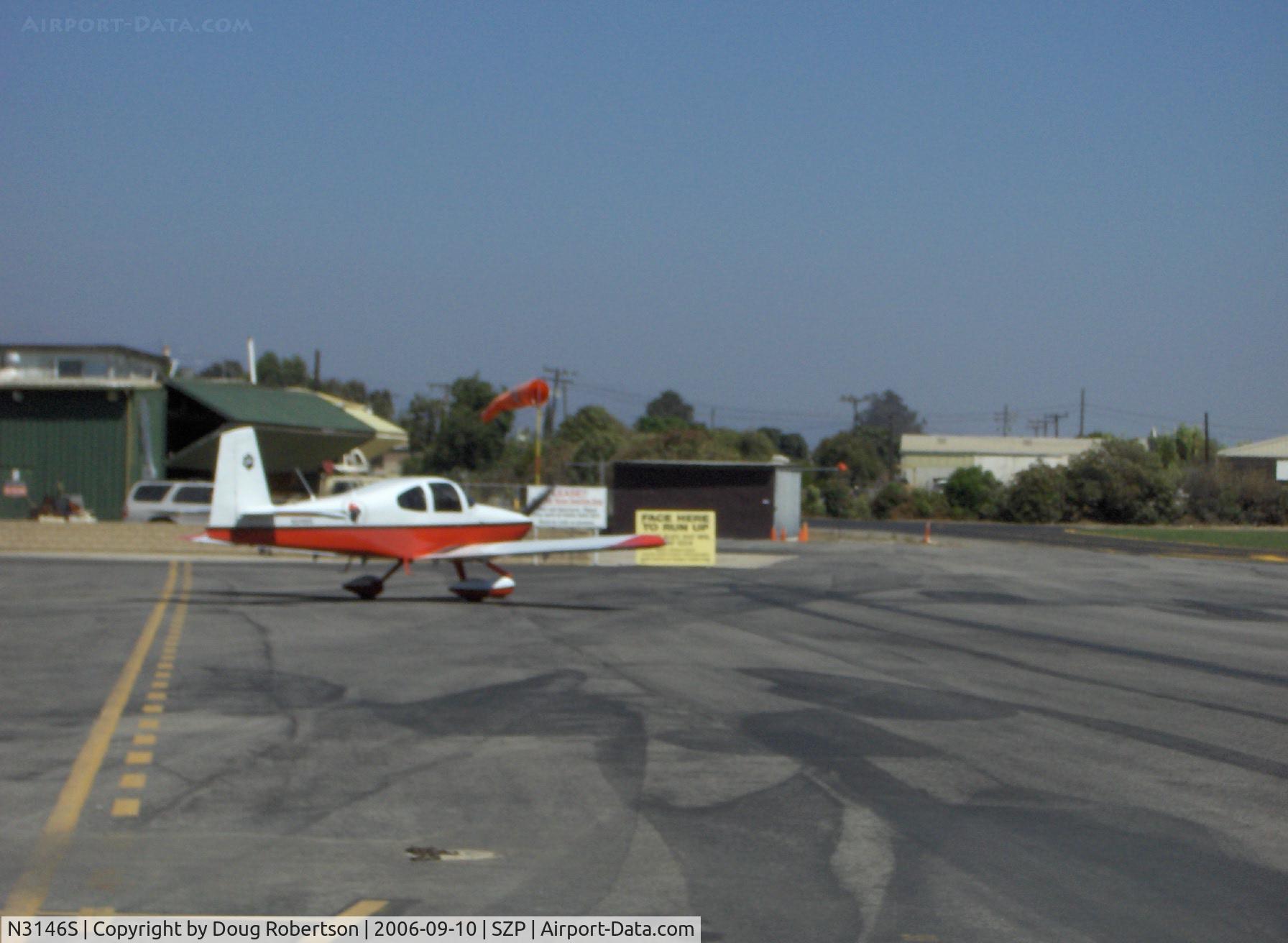 N3146S, 2005 Vans RV-10A C/N 40047, 2005 Nys VAN'S RV-10A, Lycoming IO-540, pre-takeoff runup & mags check