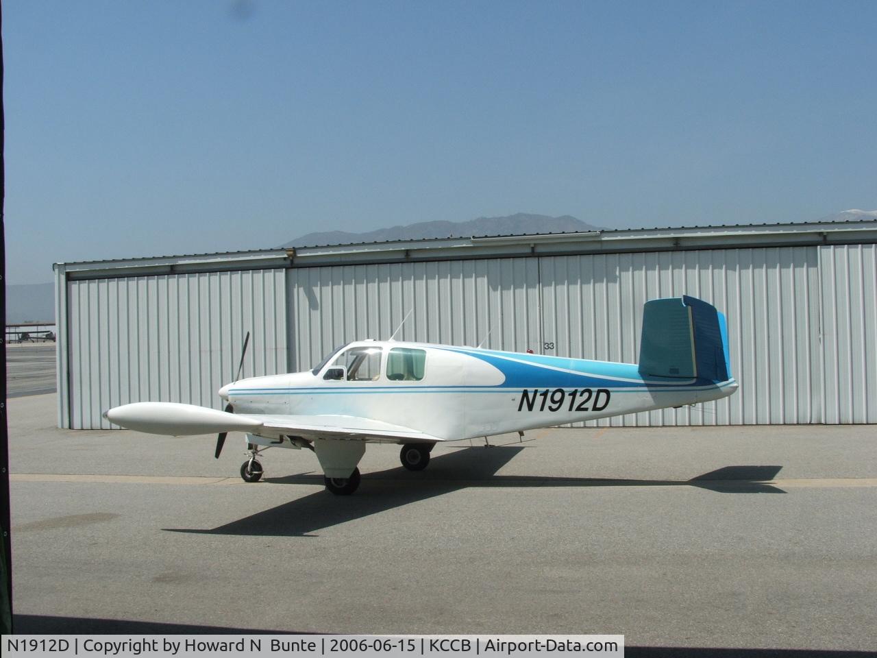 N1912D, 1952 Beech C35 Bonanza C/N D-3162, 1952 BE-35 Beech Bonanza