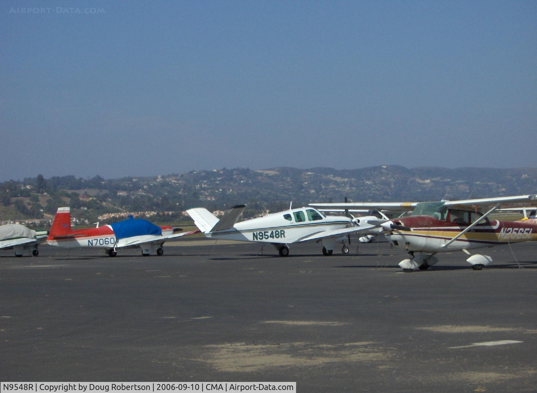N9548R, 1959 Beech V35 Bonanza C/N D-6110, 1959 Beech V?35 BONANZA, Continental IO-470 260 Hp, (aircraft is designated a V35 but they produced from 1966 through 1967 and window pattern wrong for V35-1959 BONANZA should be a K35)