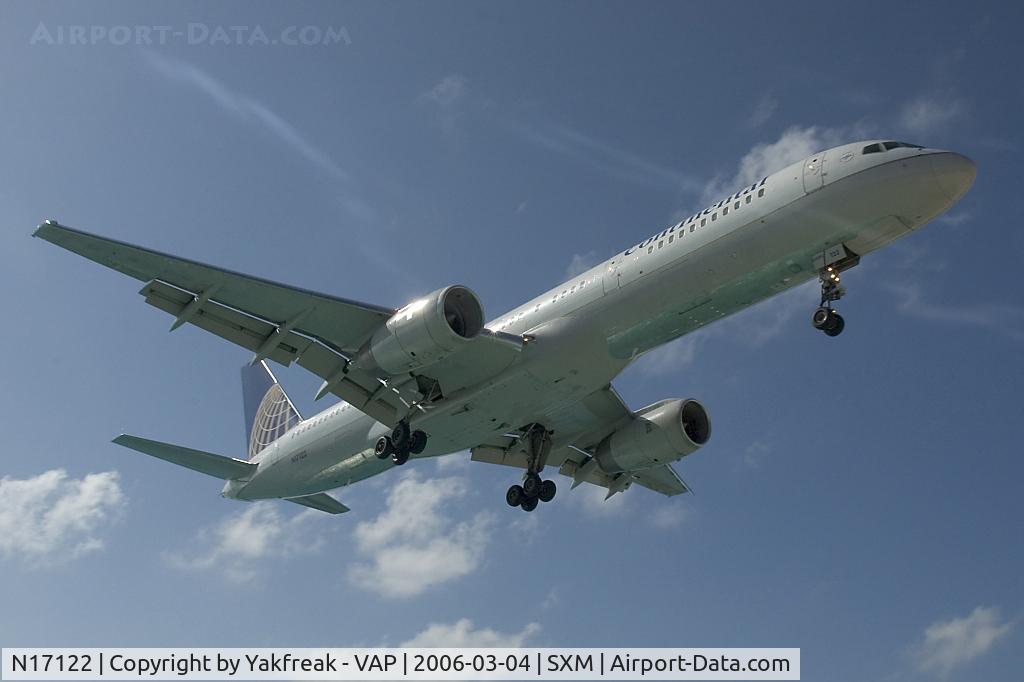 N17122, 1997 Boeing 757-224 C/N 27564, Continental Airliens Boeing 757-200