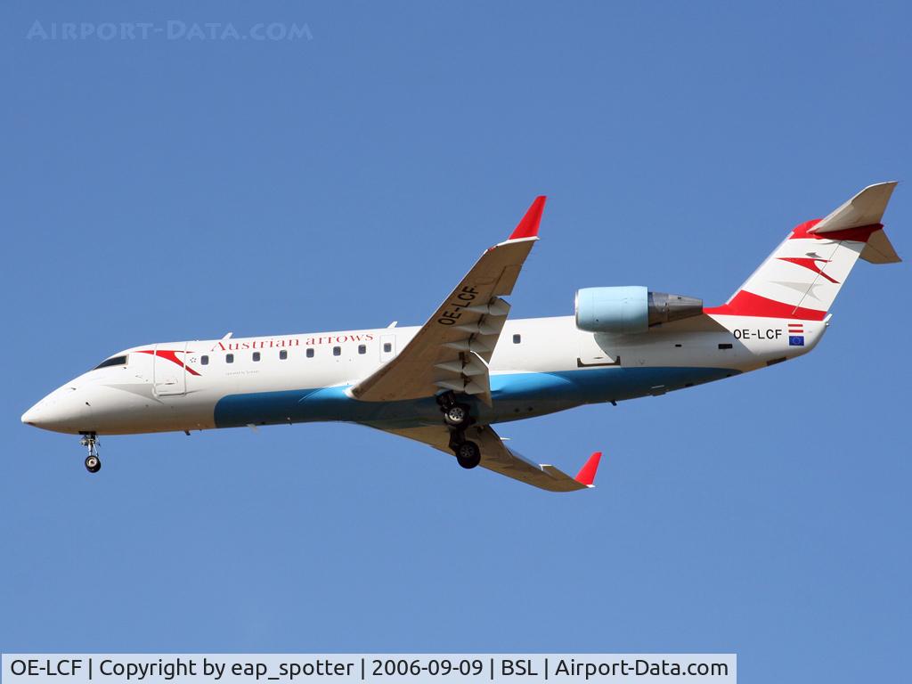 OE-LCF, 1996 Canadair CRJ-200LR (CL-600-2B19) C/N 7094, inbound from VIE