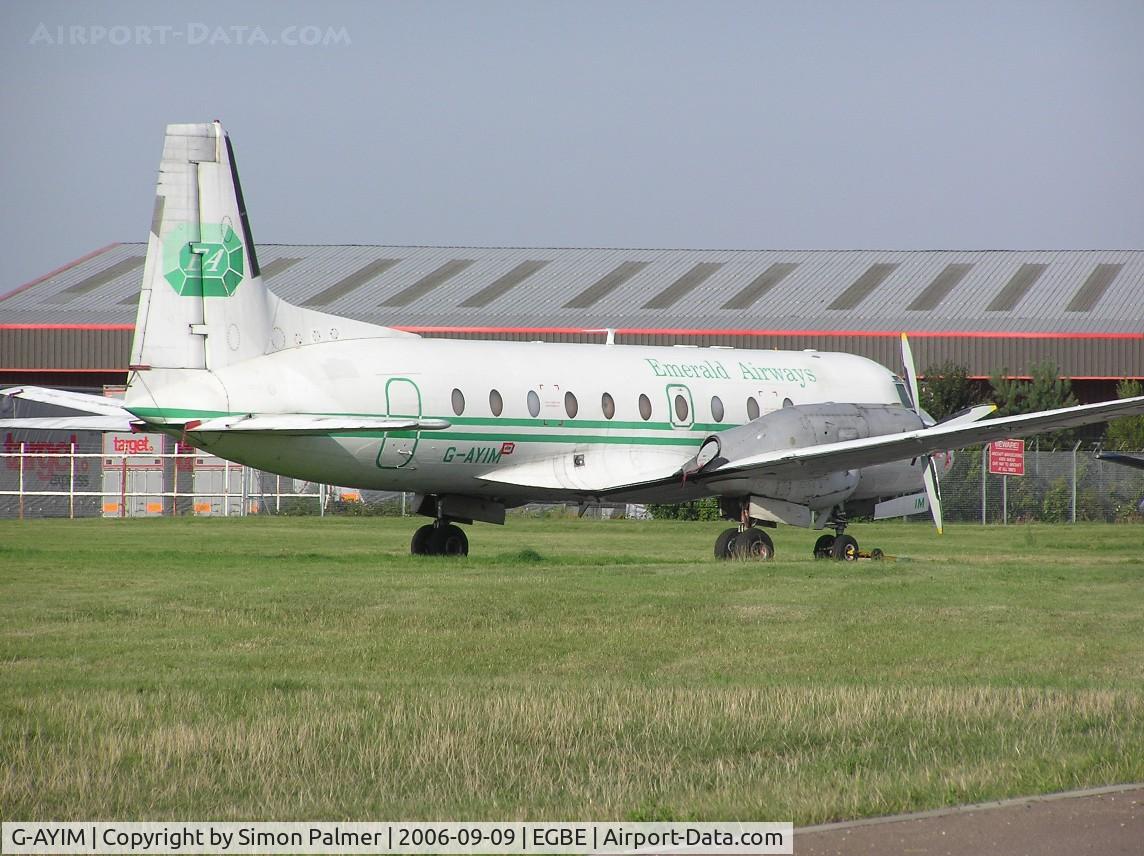 G-AYIM, 1970 Hawker Siddeley HS.748 Series 2A C/N 1687, Hawker Siddeley HS748 Series 2A