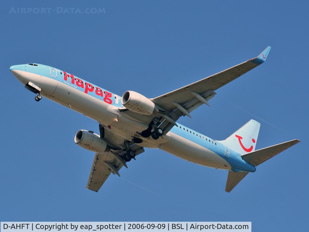 D-AHFT, 2000 Boeing 737-8K5 C/N 30413, inbound from RHO