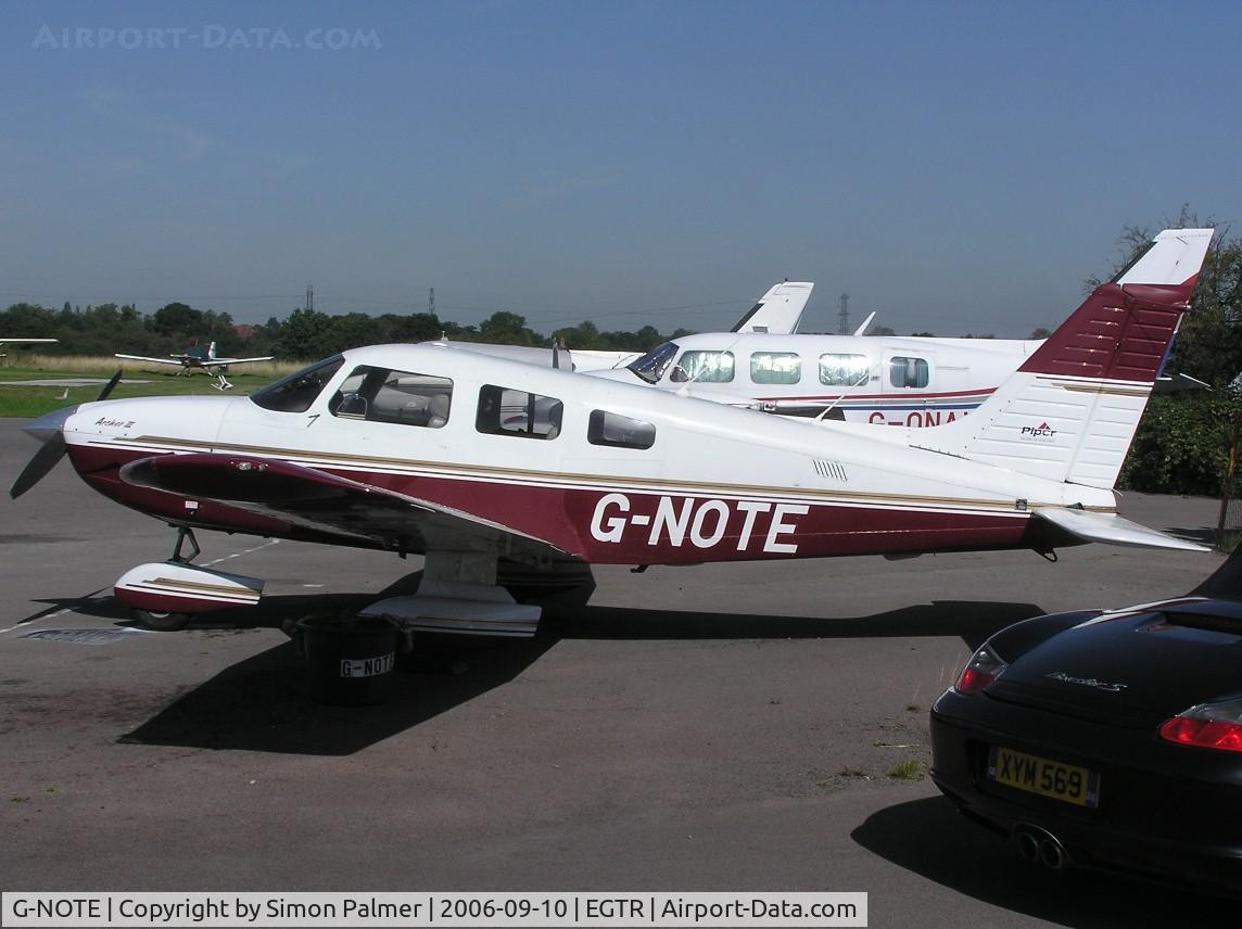 G-NOTE, 1997 Piper PA-28-181 Cherokee Archer III C/N 2843082, PA28-181