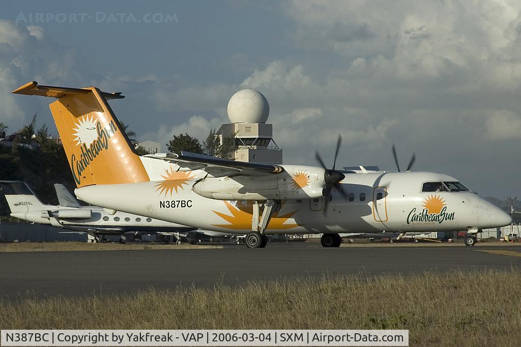 N387BC, 1993 De Havilland Canada DHC-8-106 Dash 8 C/N 351, Carribean Sun Dash8-100