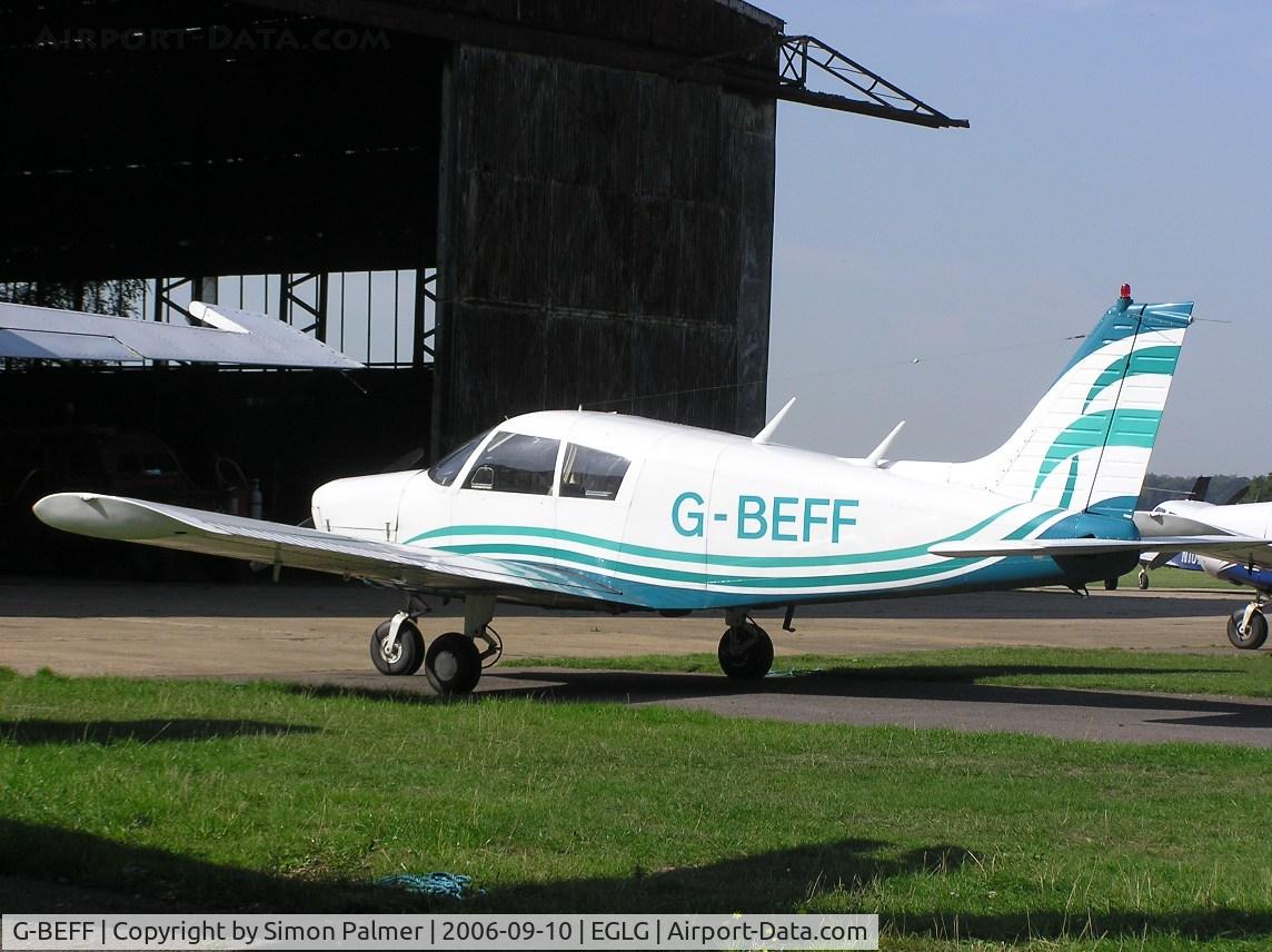 G-BEFF, 1973 Piper PA-28-140 Cherokee F C/N 28-7325228, Piper PA-28-140 Cherokee