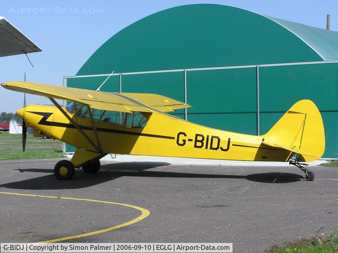G-BIDJ, 1957 Piper PA-18A-150 Super Cub C/N 18-6007, Piper PA-18-150 Super Cub