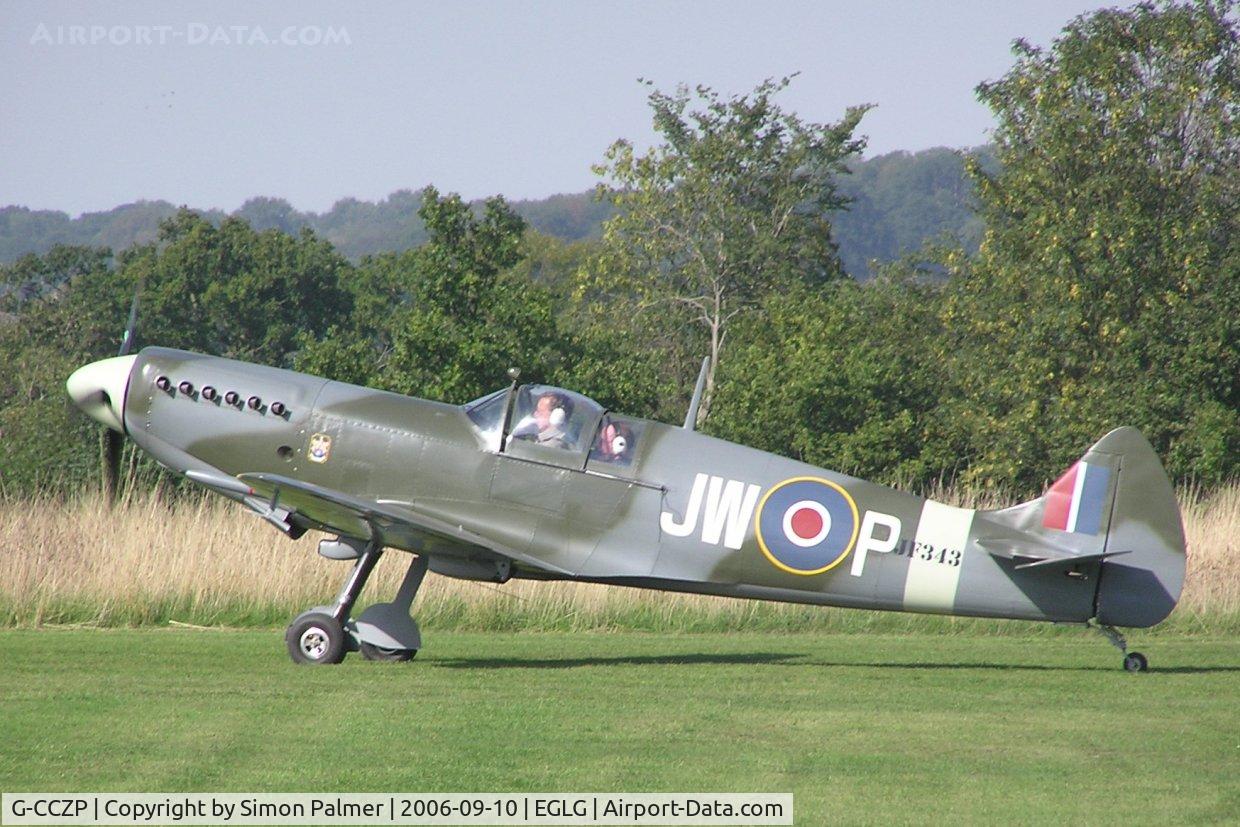 G-CCZP, 2005 Supermarine Aircraft Spitfire Mk.26 C/N PFA 324-14062, Spitfire 26 - scaled down replica