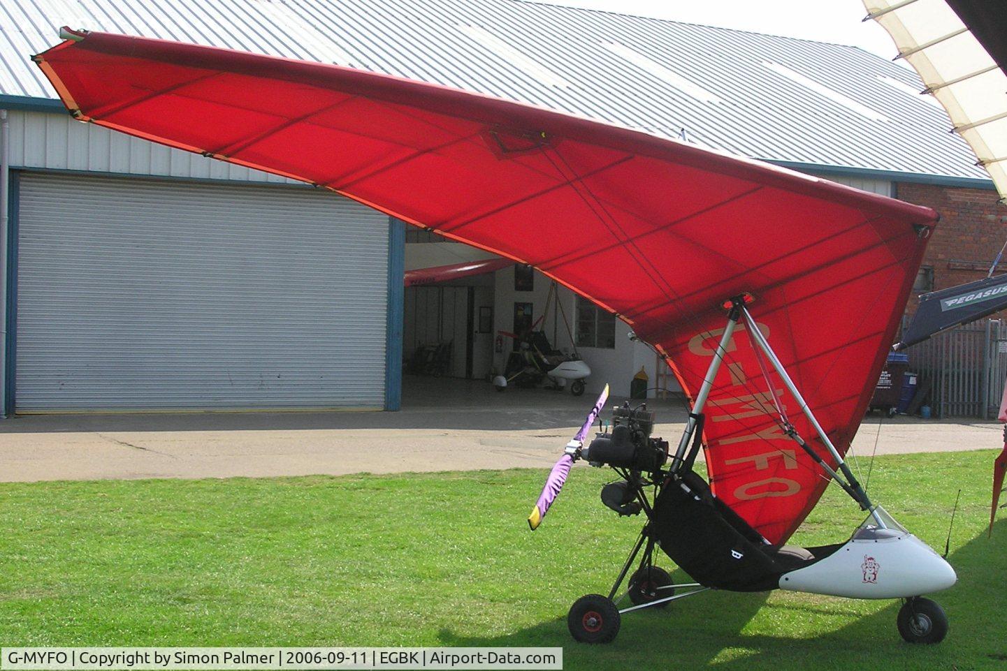 G-MYFO, 1992 Cyclone Airsports CHASER S C/N CH843, Cyclone Chaser S microlight at Sywell