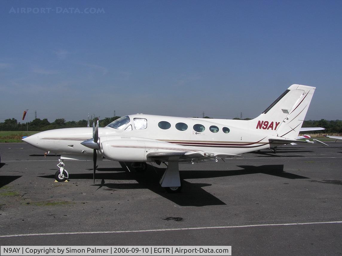N9AY, 1980 Cessna 421C Golden Eagle C/N 421C0844, Cessna 421C at Elstree