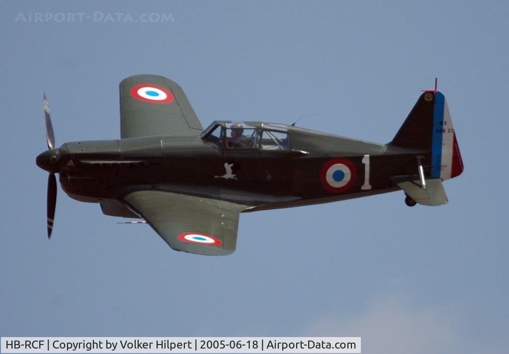 HB-RCF, 1942 Morane-Saulnier D-3801 (MS-412) C/N 194, Morane-Saulnier MS.406 at the Hagenau airshow