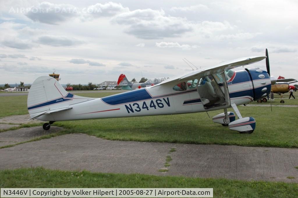 N3446V, 1948 Cessna 195A C/N 7136, at Pirmasens/Germany