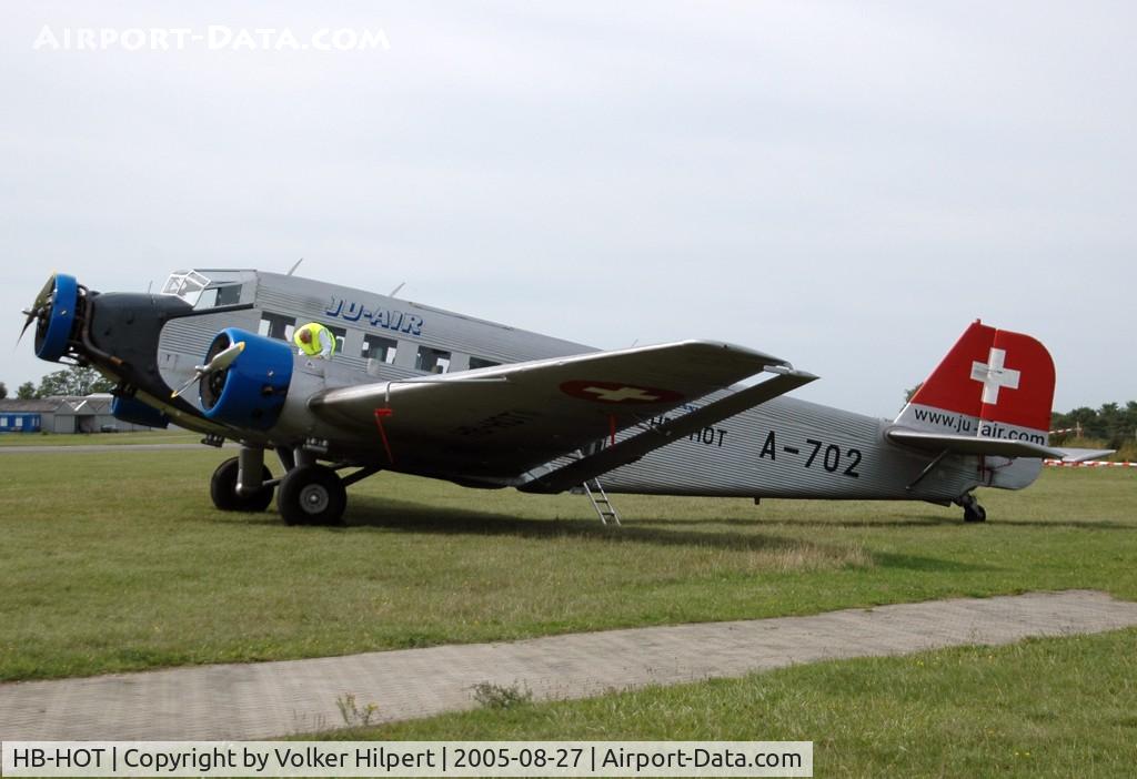 HB-HOT, 1939 Junkers Ju-52/3m g4e C/N 6595, Junkers Ju 52/3m of Ju-Air