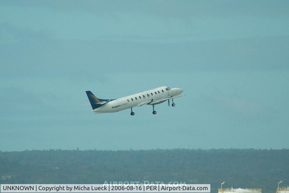 UNKNOWN, Airliners Various C/N Unknown, Fairchild Metro of Skippers Aviation climbing out of Perth