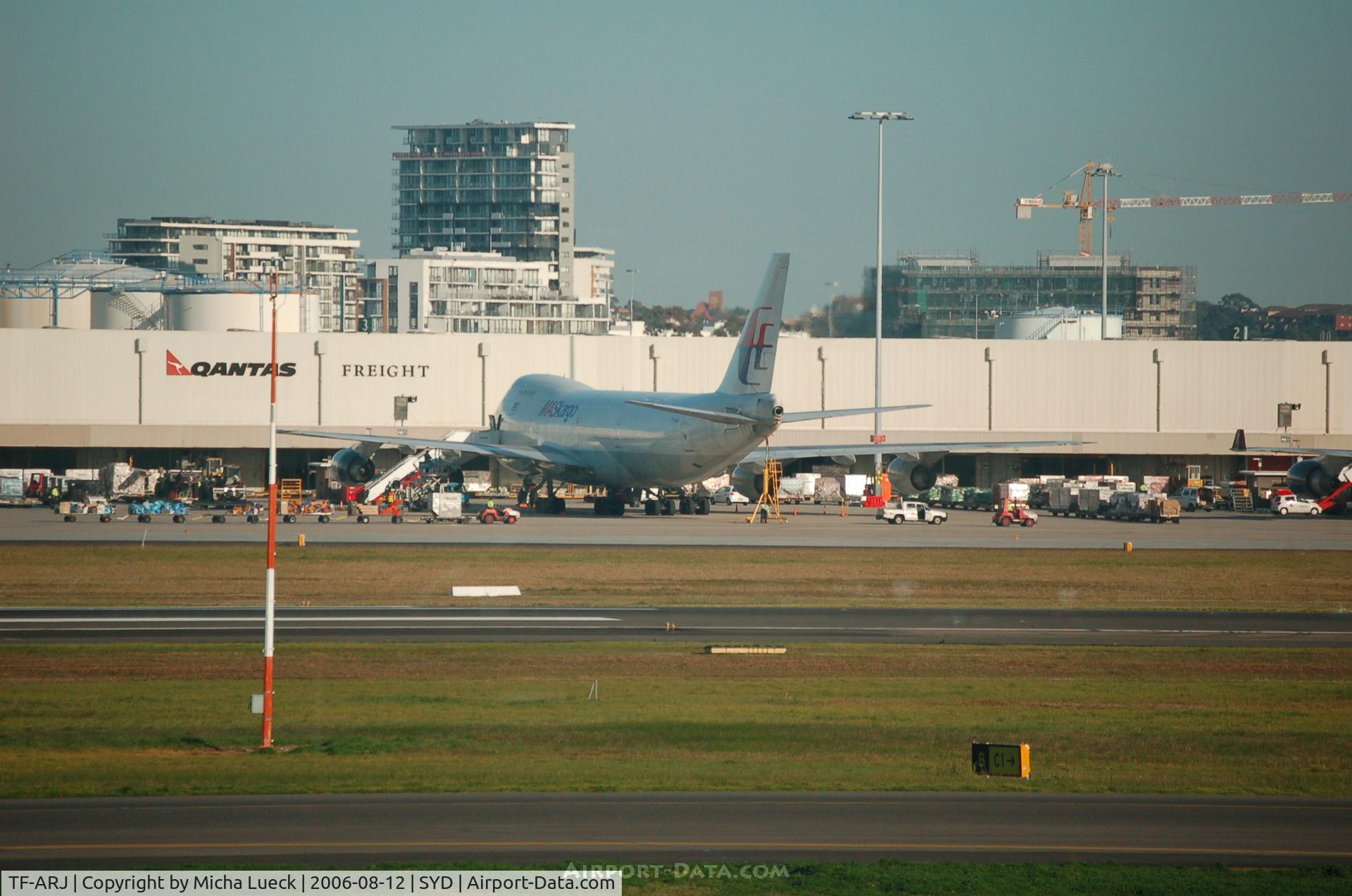 TF-ARJ, 1987 Boeing 747-236SF C/N 23735, At Sydney