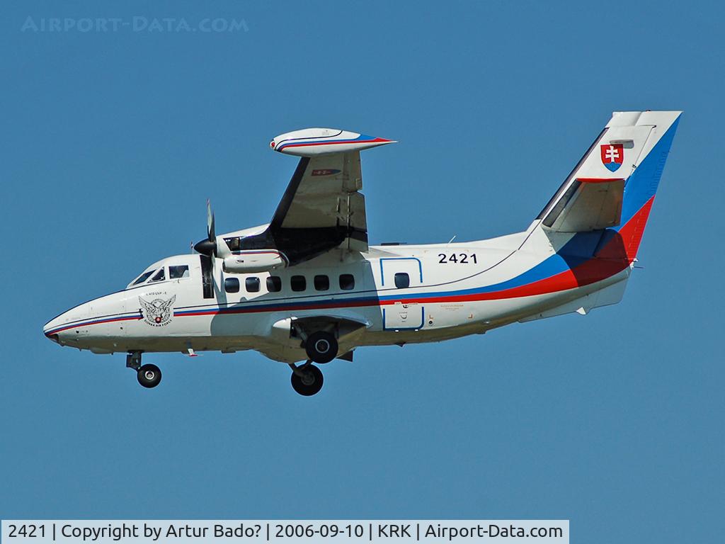 2421, 1990 Let L-410UVP-E Turbolet C/N 902421, Slovak Air Force