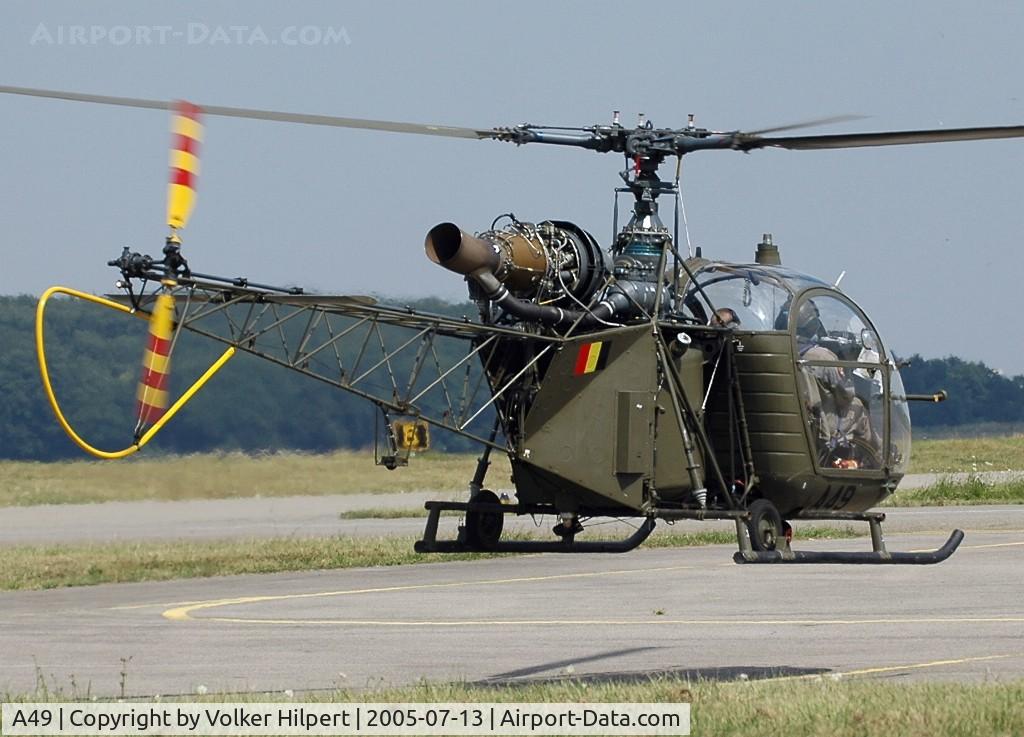 A49, Sud Aviation SA-318C Alouette II C/N 1989, Aérospatiale SA.318 Alouette II