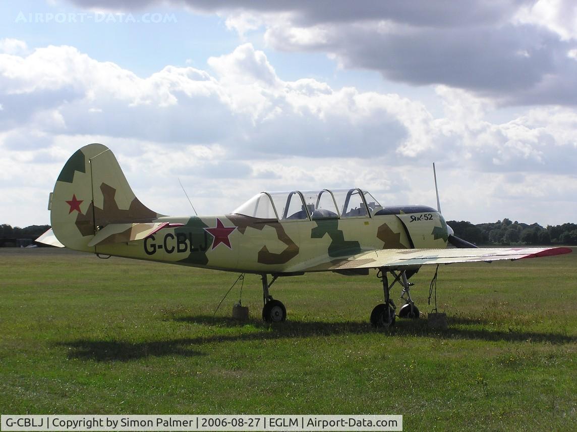 G-CBLJ, 1988 Bacau Yak-52 C/N 888615, Romanian-built Yak 52 at White Waltham