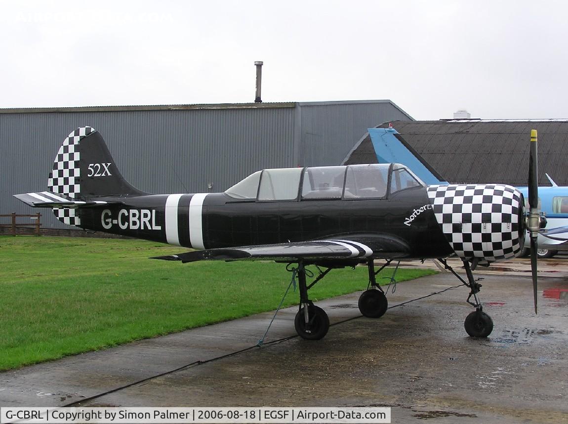 G-CBRL, 1983 Bacau Yak-52 C/N 833708, Yakovlev Yak-52 at Peterborough Business airport