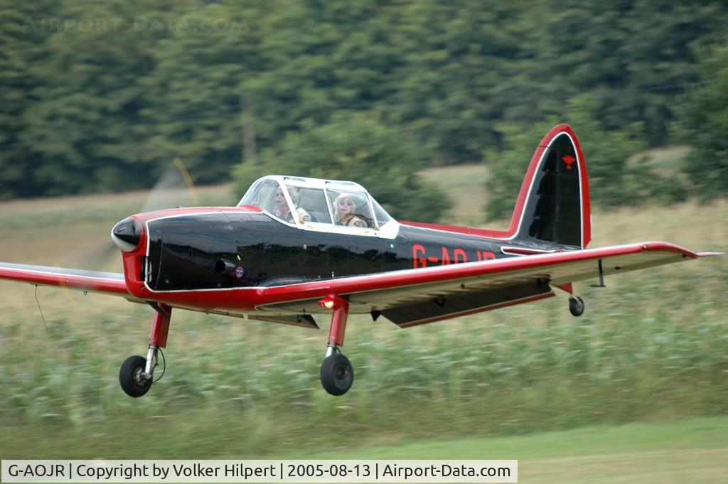 G-AOJR, 1950 De Havilland DHC-1 Chipmunk T.10 C/N C1/0205, De Havilland of Canada DHC-1 Chipmunk