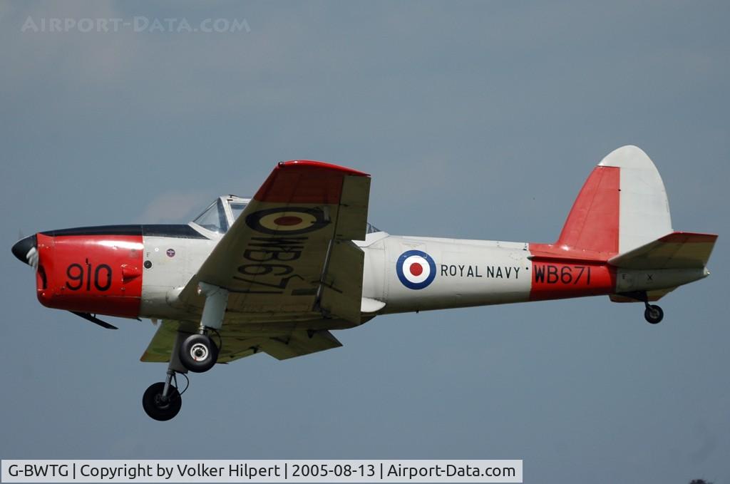 G-BWTG, 1950 De Havilland DHC-1 Chipmunk T.10 C/N C1/0119, De Havilland of Canada DHC-1 Chipmunk