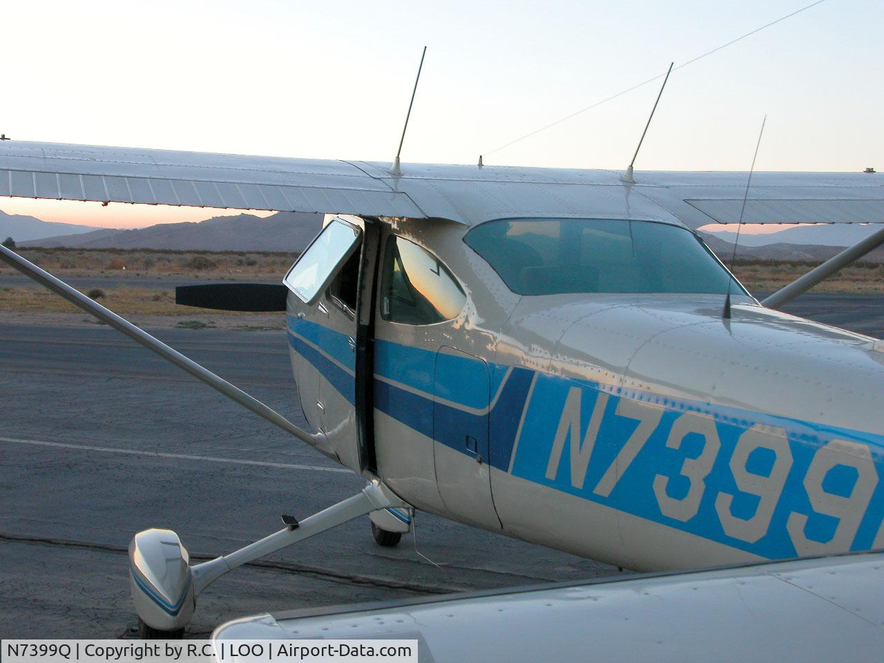 N7399Q, 1972 Cessna 182P Skylane C/N 18261039, Sunset Rosamond Ca