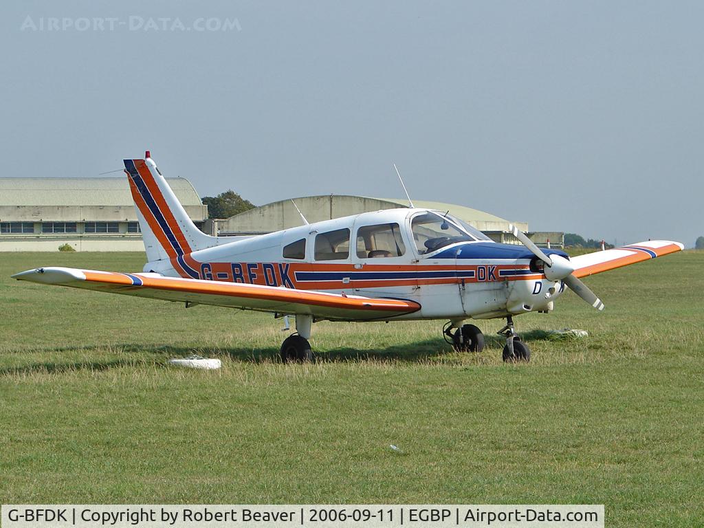 G-BFDK, 1977 Piper PA-28-161 Cherokee Warrior II C/N 28-7816010, Piper PA-28-161 Warrior II