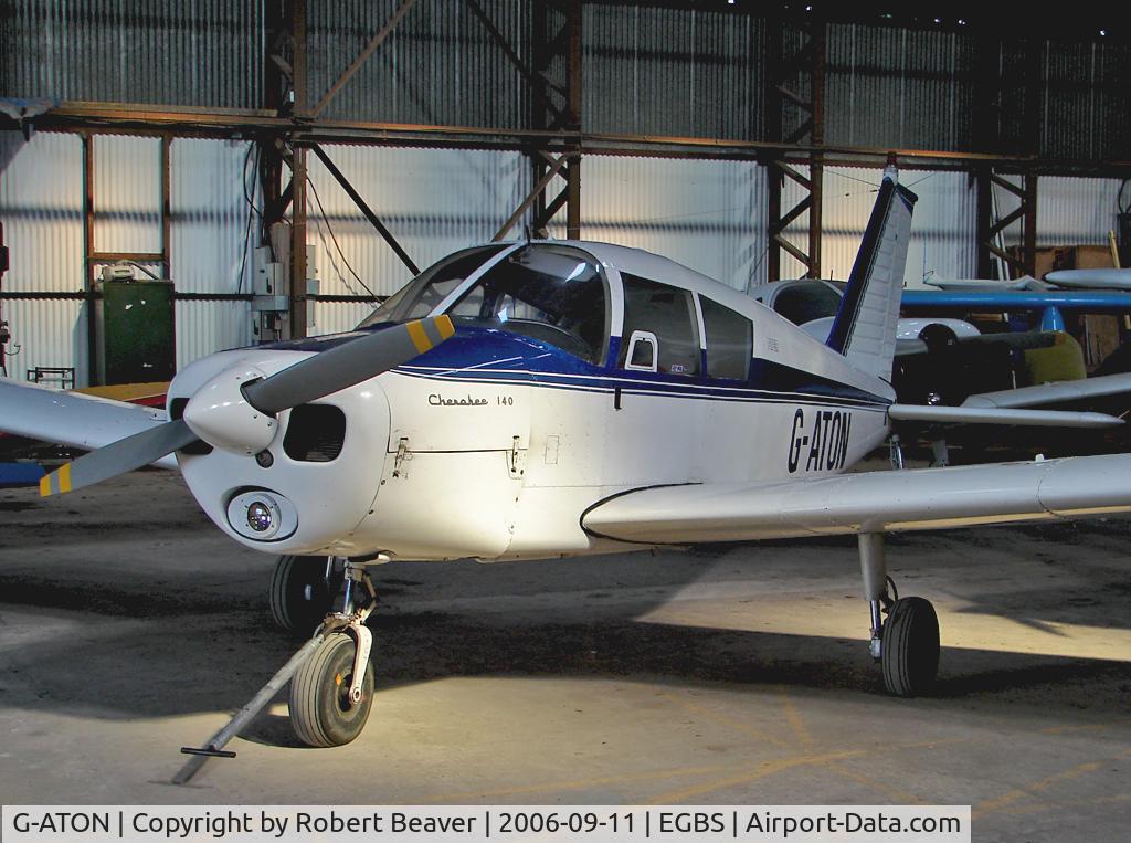 G-ATON, 1966 Piper PA-28-140 Cherokee C/N 28-21654, Piper PA-28 140 Cherokee