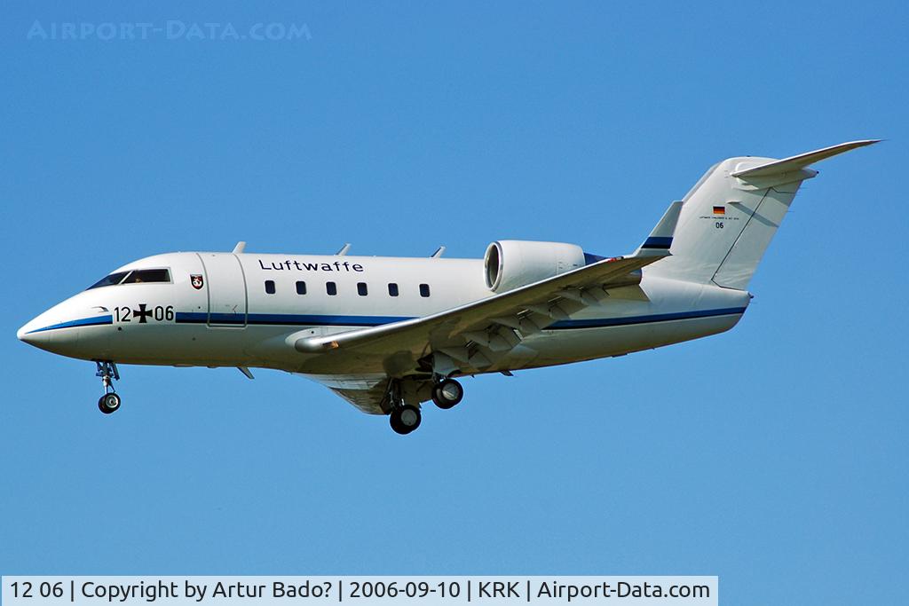 12 06, 1986 Canadair Challenger 601 (CL-600-2A12) C/N 3056, Luftwaffe - German Air Force