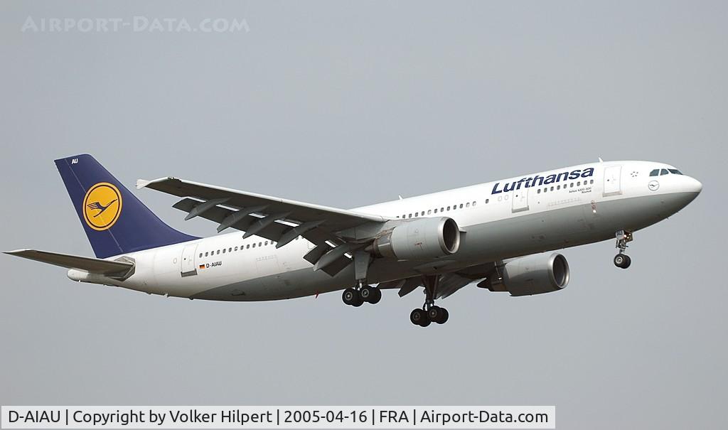 D-AIAU, 1992 Airbus A300B4-603 C/N 623, Airbus A300-603
