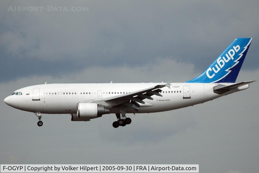 F-OGYP, 1987 Airbus A310-324 C/N 442, Airbus A310-324ET, this aircraft crashed on 2006-07-09
