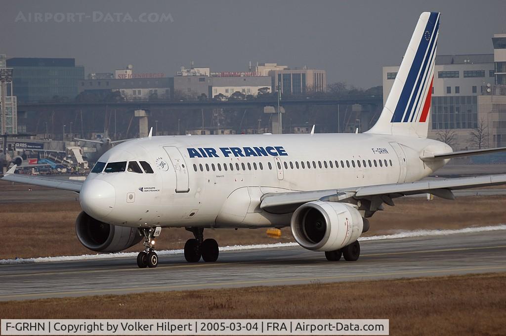 F-GRHN, 2000 Airbus A319-111 C/N 1267, Airbus A319-111