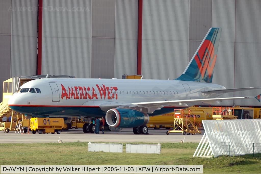 D-AVYN, 2005 Airbus A319-132 C/N 2458, Airbus A319-131