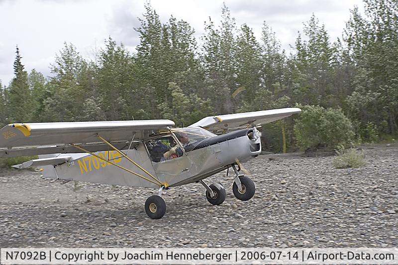 N7092B, 2003 Zenair STOL CH-701 C/N 7-5011, take this picture at sheenjek river, brooks range