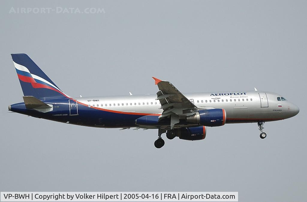 VP-BWH, 2003 Airbus A320-214 C/N 2151, Airbus A320-214