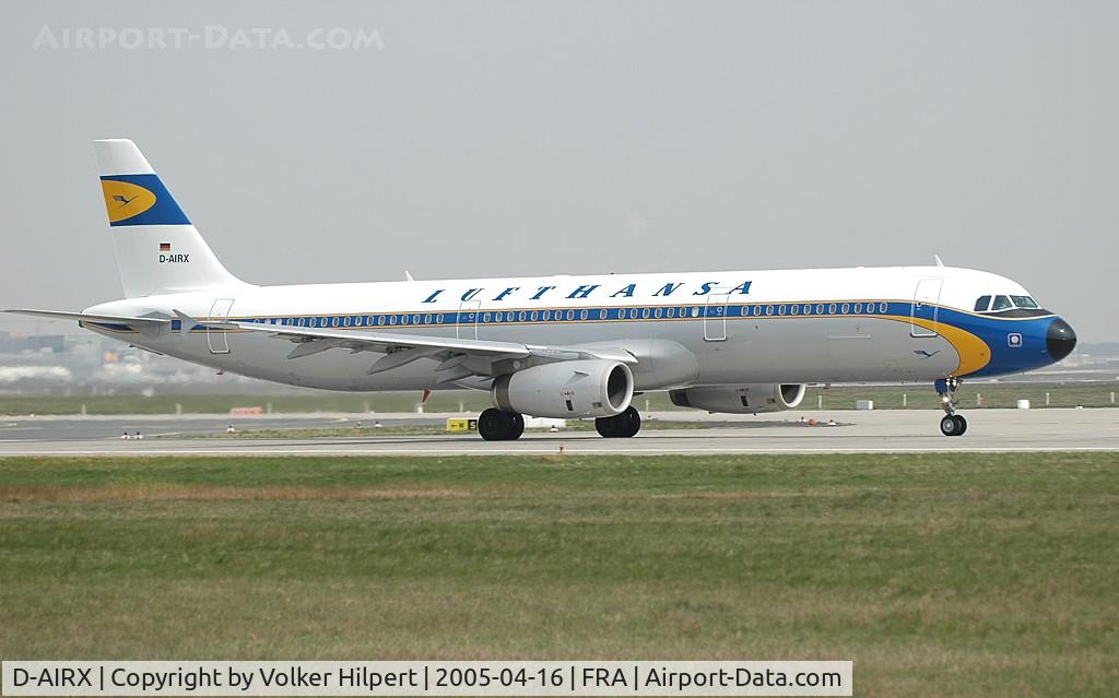 D-AIRX, 1998 Airbus A321-131 C/N 0887, Airbus A321-131 retro design