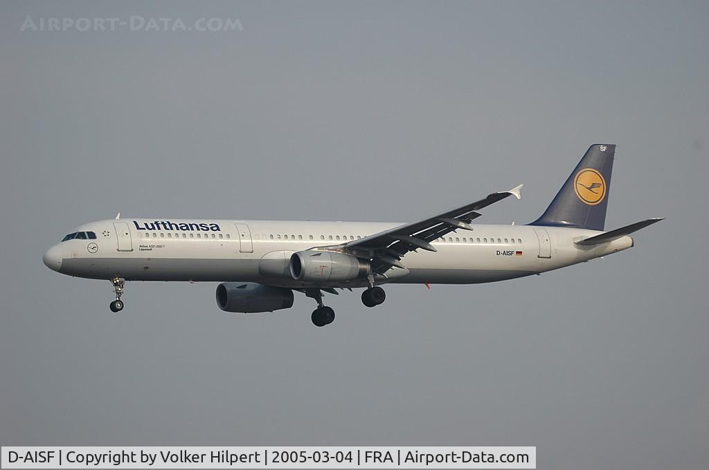 D-AISF, 2000 Airbus A321-231 C/N 1260, Airbus A321-231