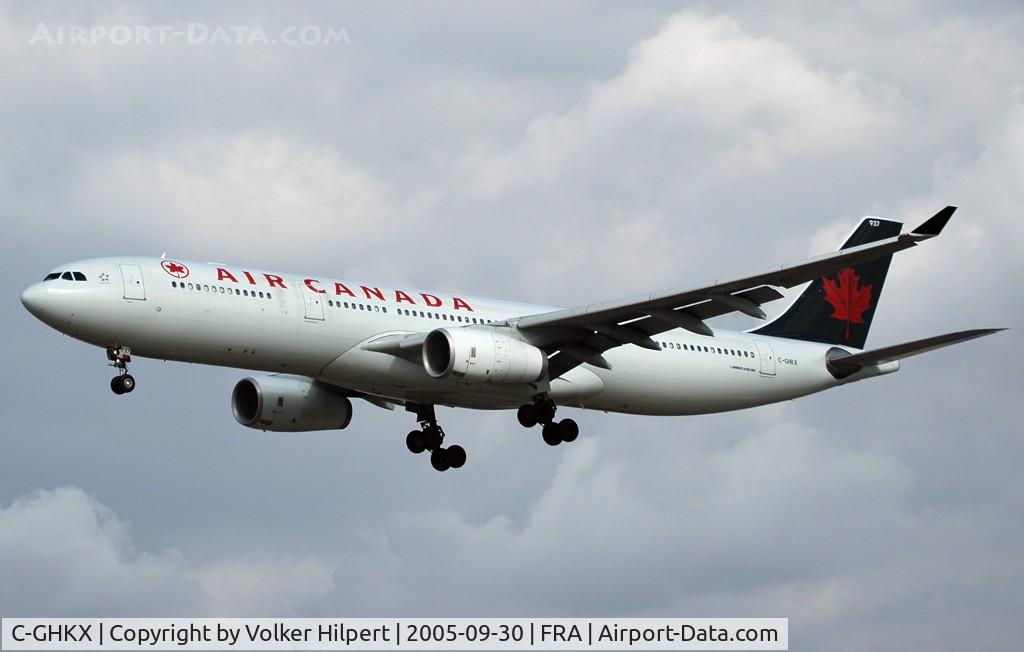 C-GHKX, 2001 Airbus A330-343 C/N 0412, Airbus A330-343X