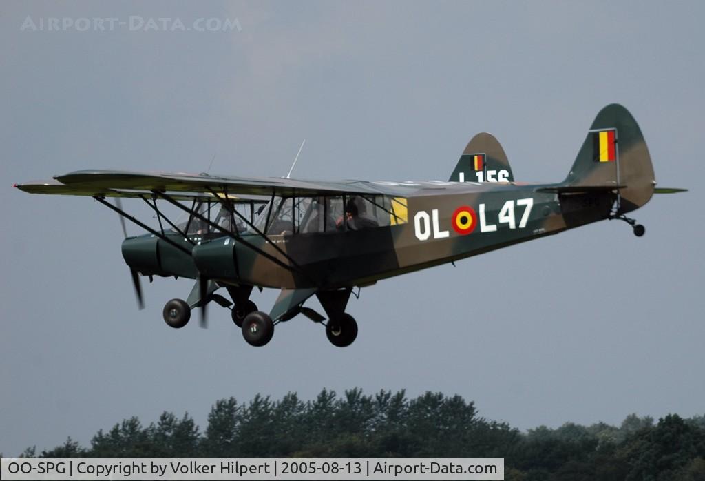 OO-SPG, 1952 Piper L-18C Super Cub (PA-18-95) C/N 18-2060, Piper PA-19