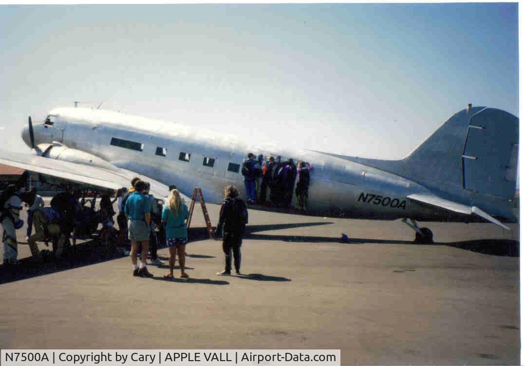 N7500A, 1956 Douglas DC-3 C/N 11693, I have many skydives out of this plane