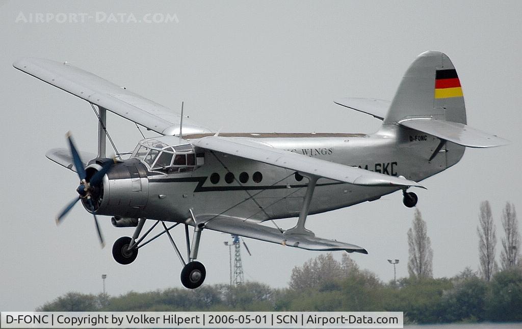 D-FONC, 1978 Antonov An-2TD C/N 1G180-42, Antonow An-2