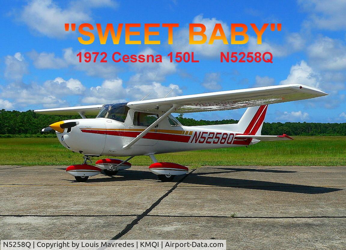 N5258Q, 1972 Cessna 150L C/N 15073158, 