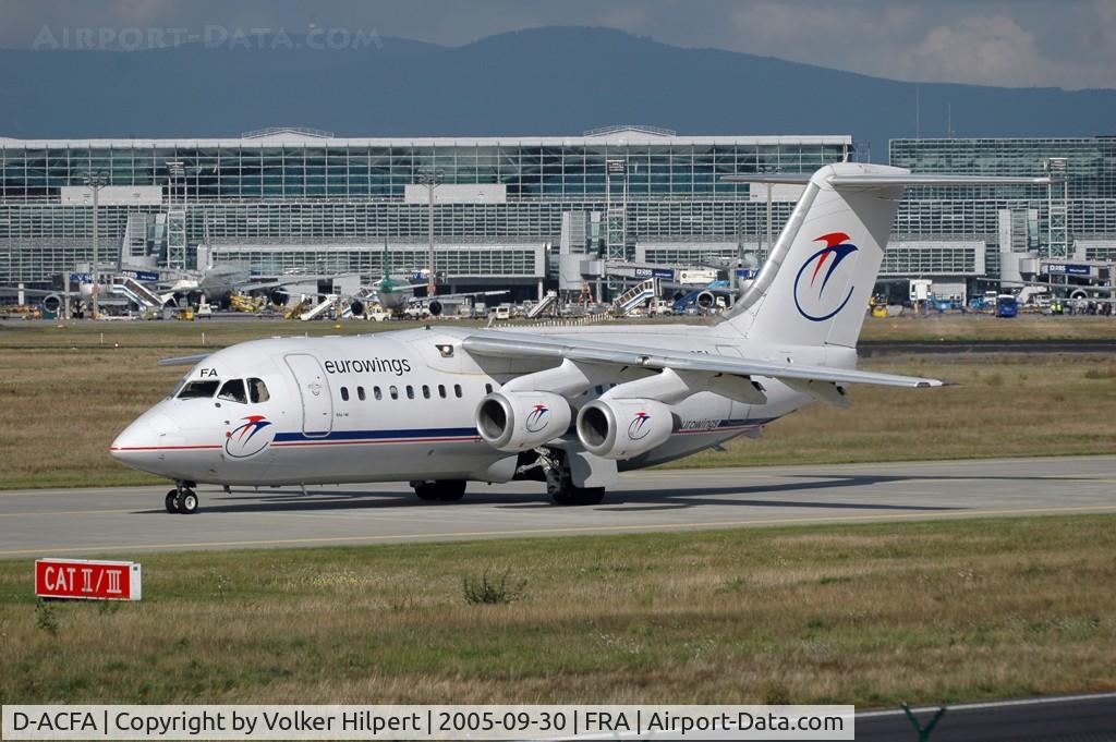 D-ACFA, 1991 British Aerospace BAe.146-200 C/N E2200, British Aerospace 146-200