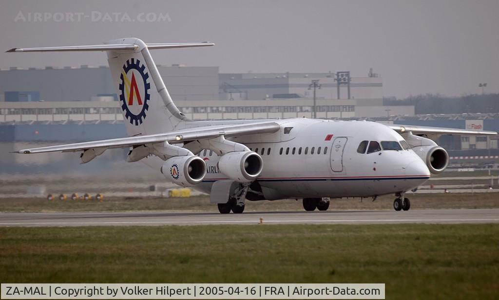 ZA-MAL, 1986 British Aerospace BAe.146-200A C/N E2054, British Aerospace 146-200